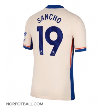 Billige Fotballdrakt Chelsea Jadon Sancho #19 Replika Bortedrakt 2024-25 Kortermet